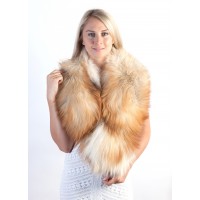 Golden Fire Fox Fur Collar